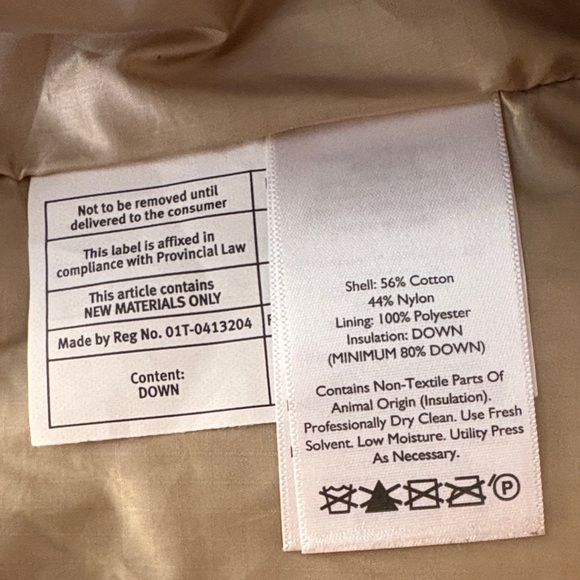 BNWOT Eddie Bauer 1936 Skyliner Model  Quilted Jacket Down - Picture 7 of 13